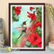 DIY 5D Diamond Craft Painting Kit – Hummingbird & Flowers Diamond Art for Adults, Full Drill Diamond Painting for Wall Decor, Gifts & Relaxation (30x40cm / 11.8x15.7inch)